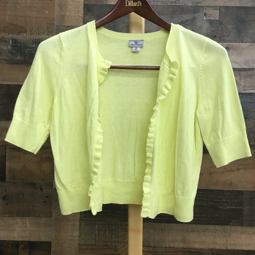 Sunshine Buttery Yellow Sweater Women's Medium